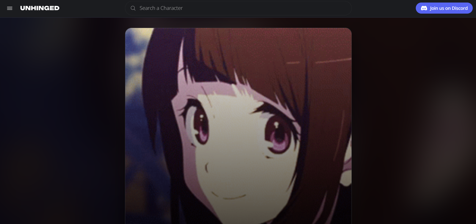 unhinged.ai screenshot
