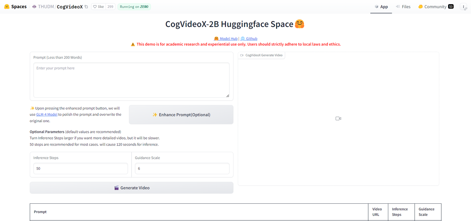 CogVideoX-2B screenshot