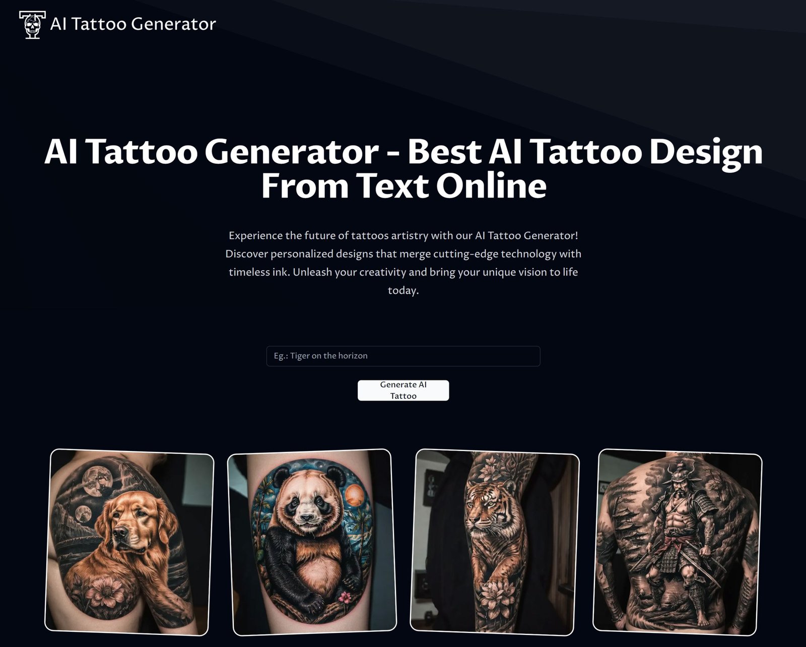 AI Tattoo Generator screenshot