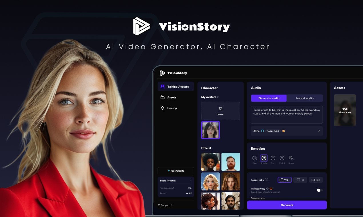 VisionStory AI screenshot