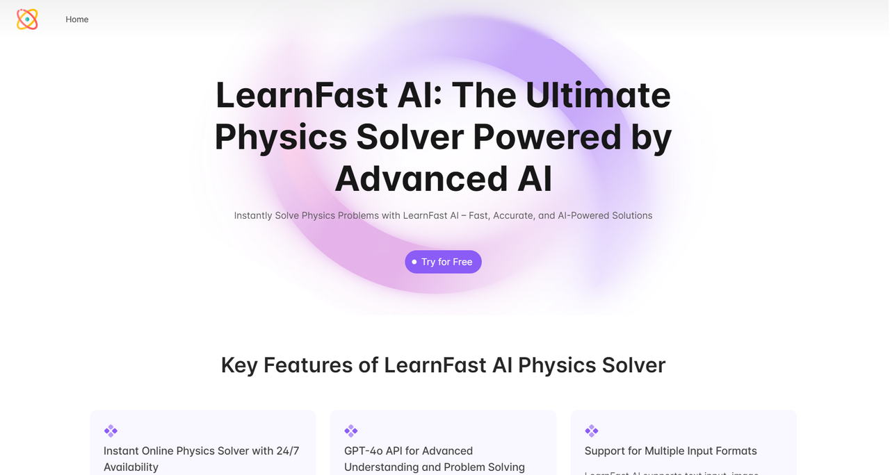 LearnFast AI: Free AI Physics Solver screenshot