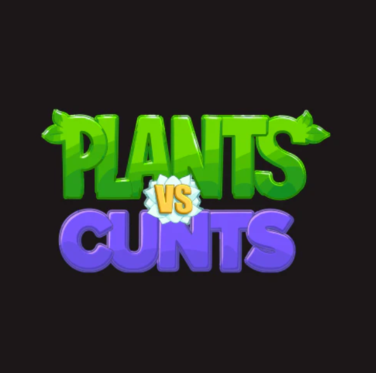 Plants vs Cunts logo