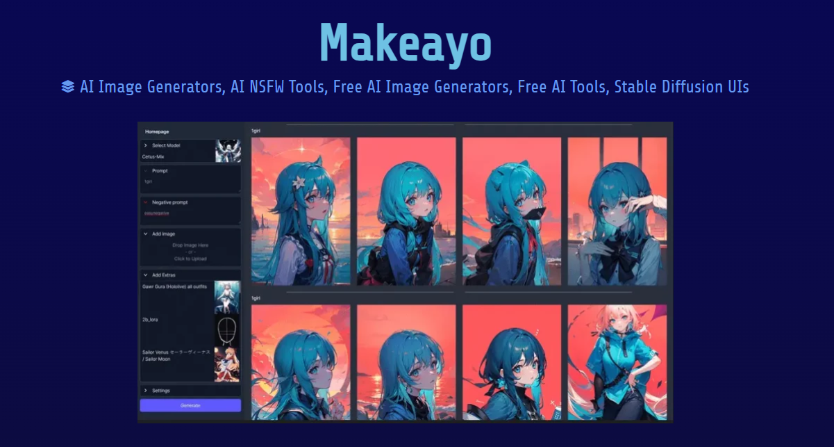 Makeayo screenshot