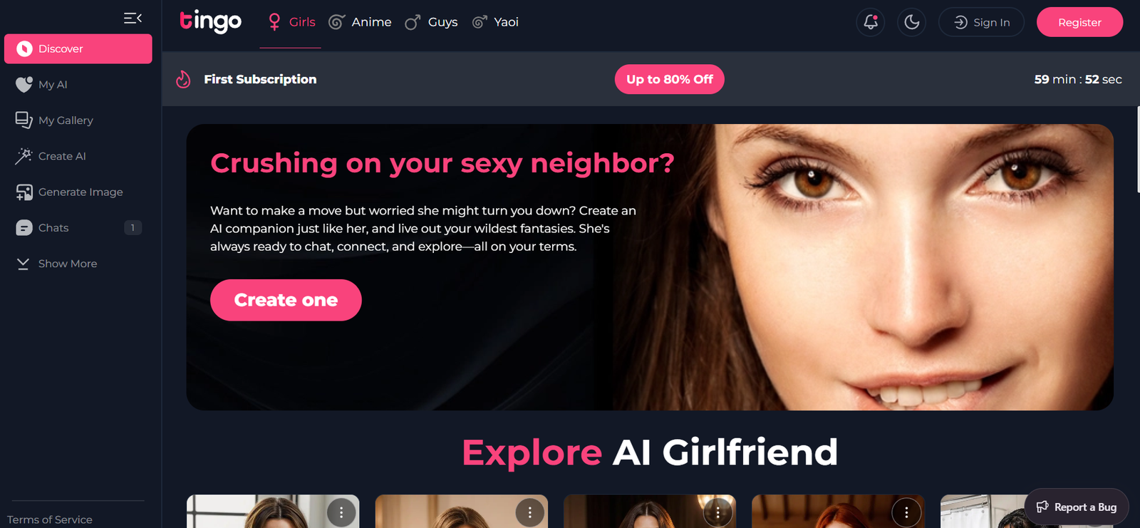 Tingo.ai screenshot