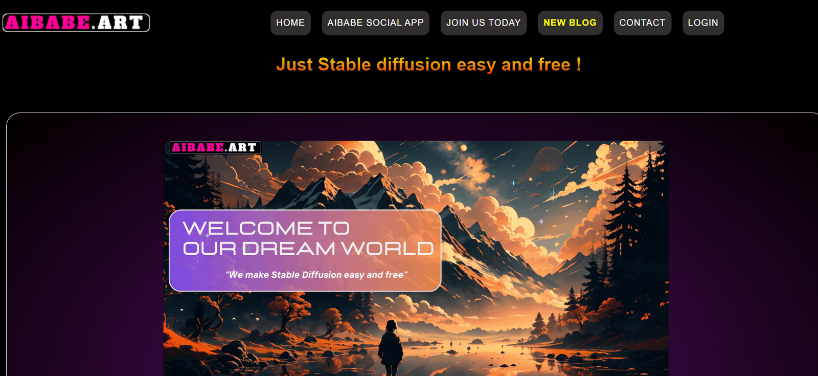 AIBABE.ART screenshot