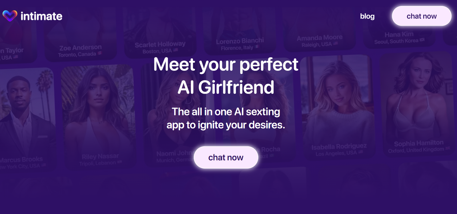 Intimate screenshot