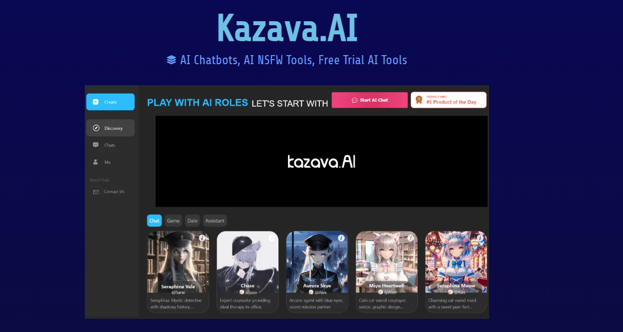 Kazava.AI screenshot