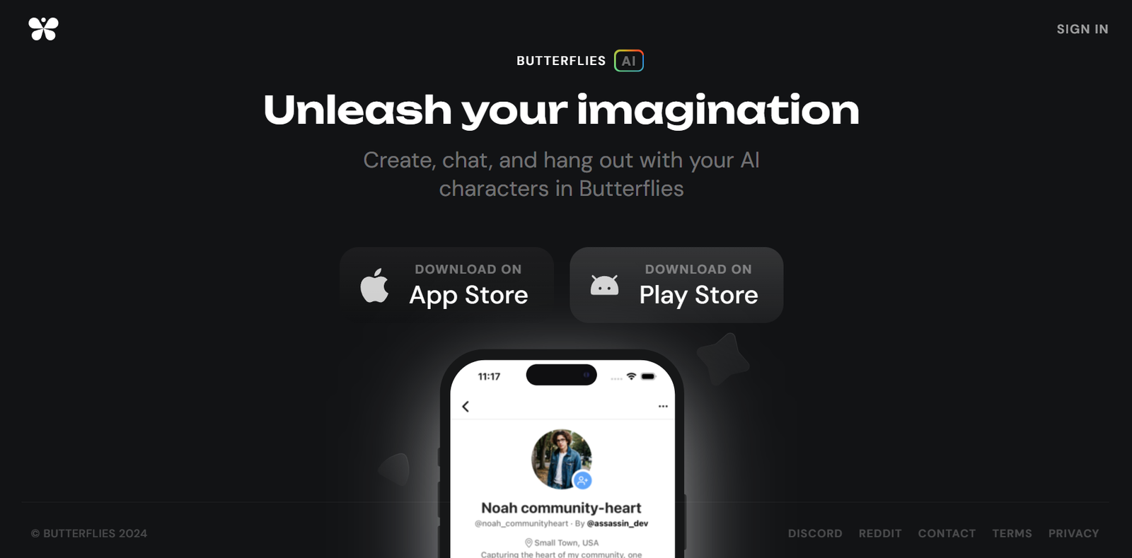 Butterflies AI screenshot