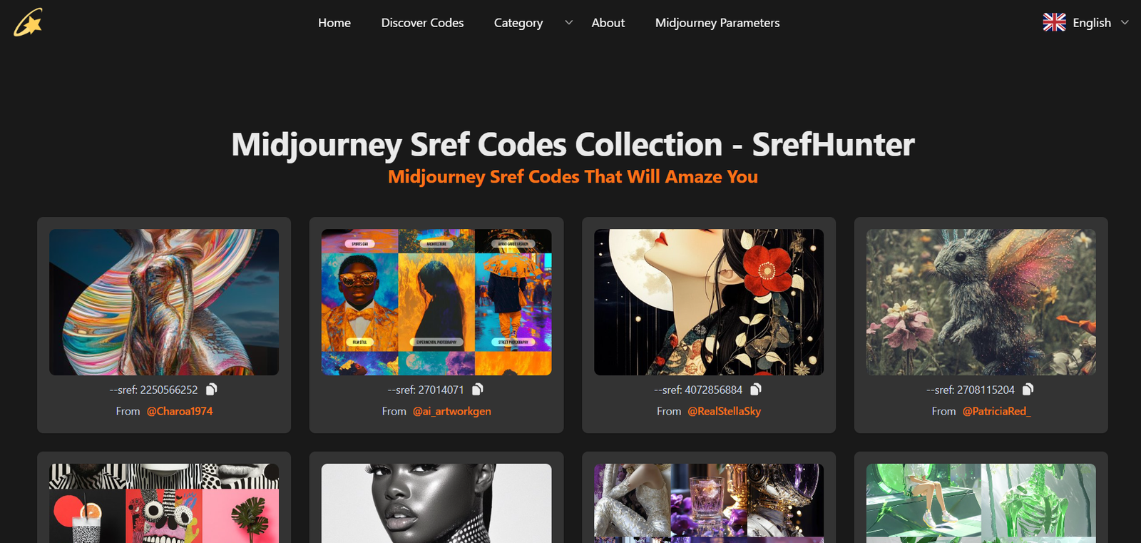 SrefHunter screenshot