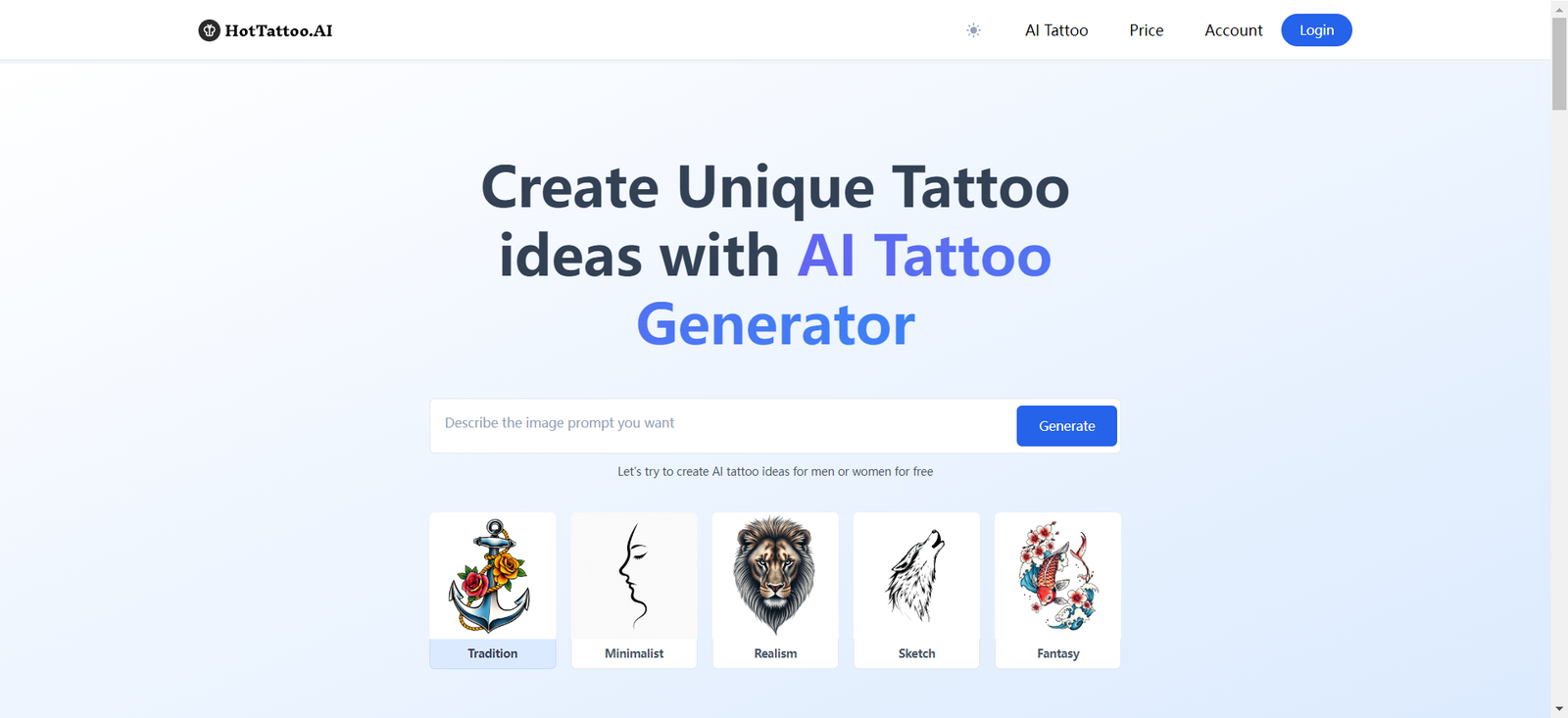 HotTattoo AI screenshot