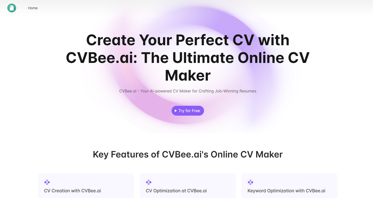 CVBee.ai: AI CV Maker Free Online screenshot