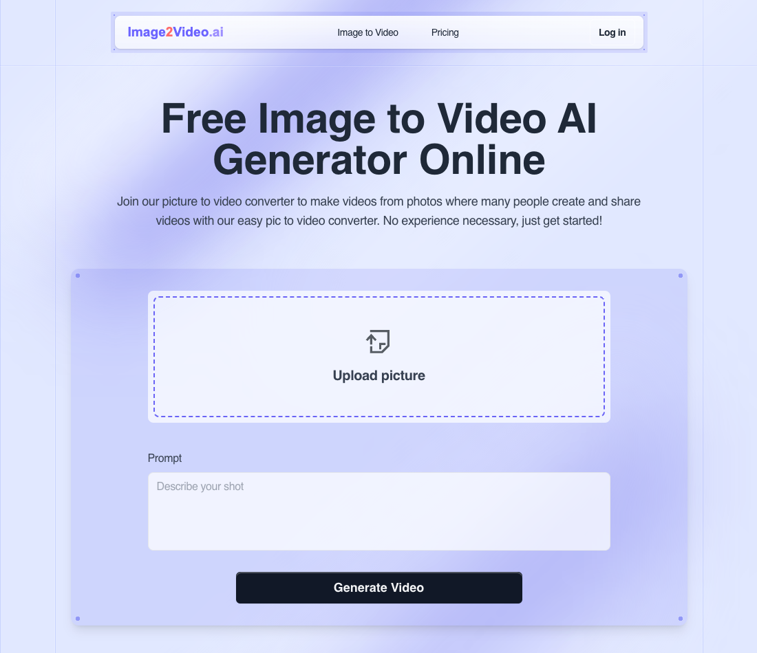 Image to Video AI screenshot