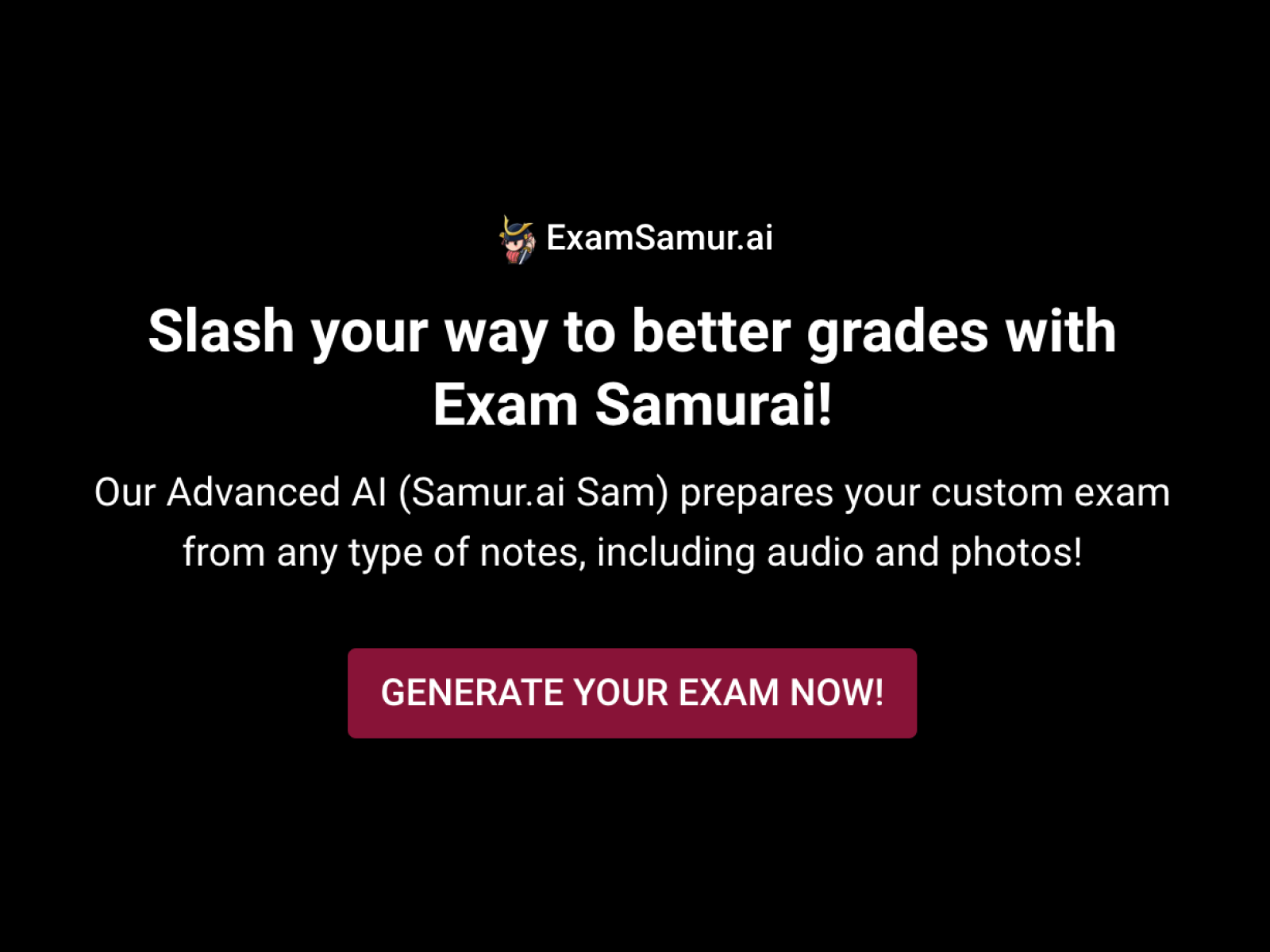 Exam Samurai screenshot
