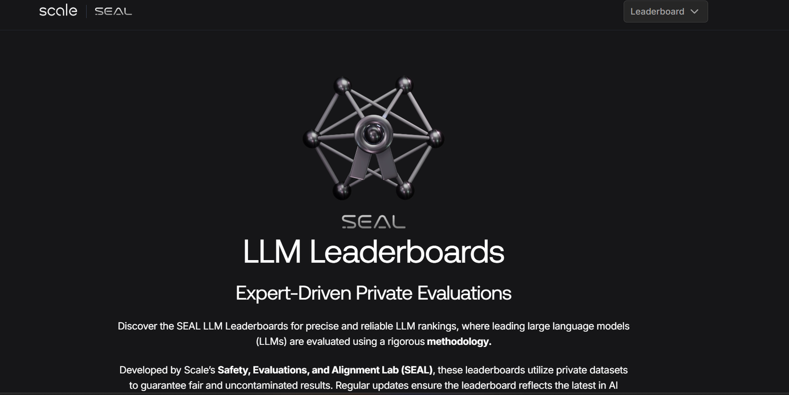 SEAL Leaderboards screenshot