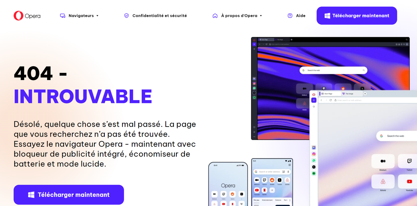 Aria by Opera screenshot