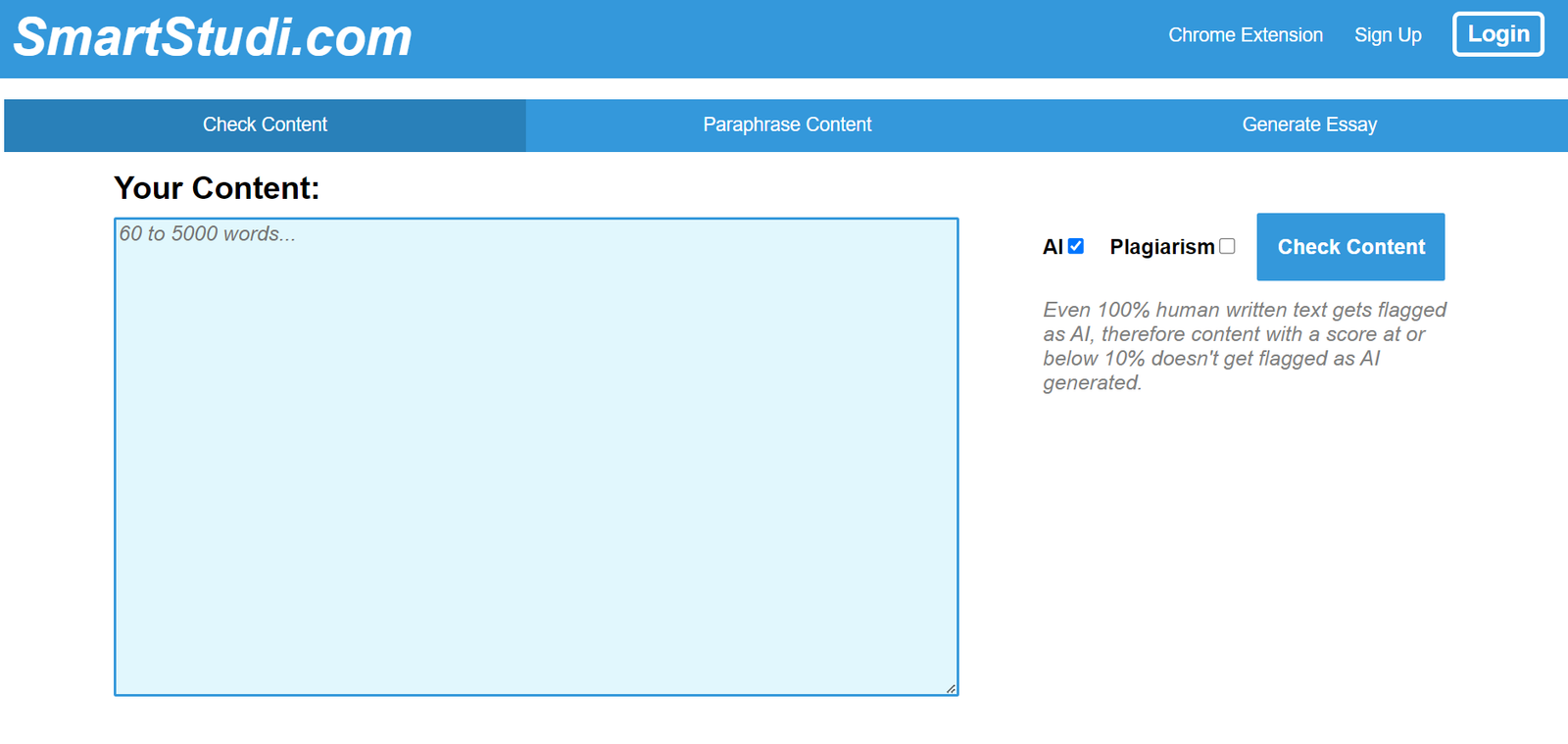 SmartStudi.com screenshot