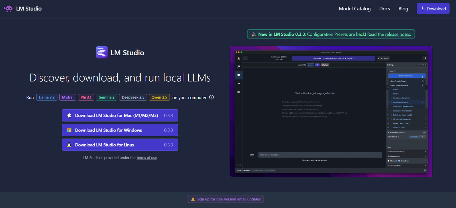 LM Studio screenshot