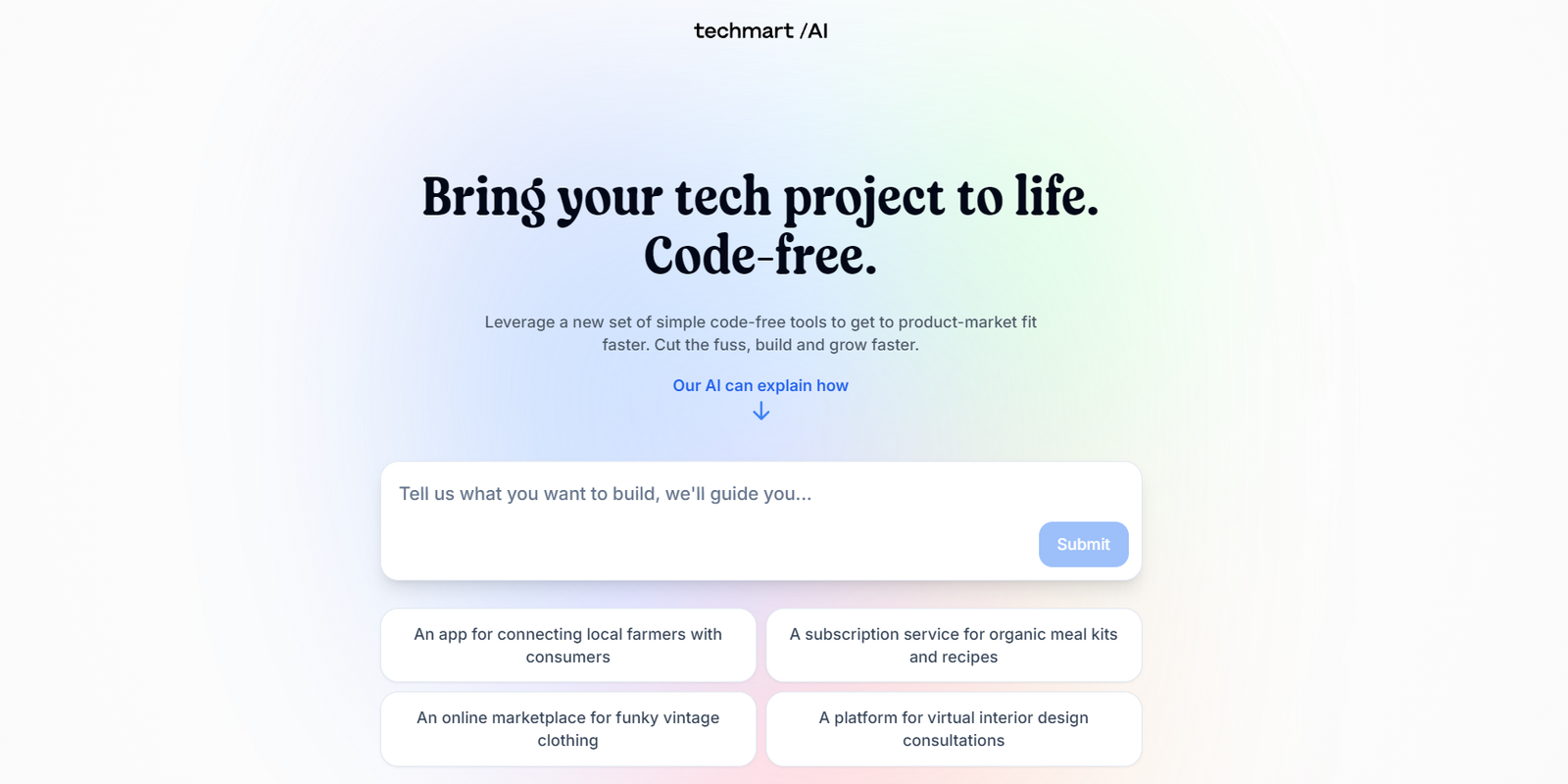 Techmart AI screenshot