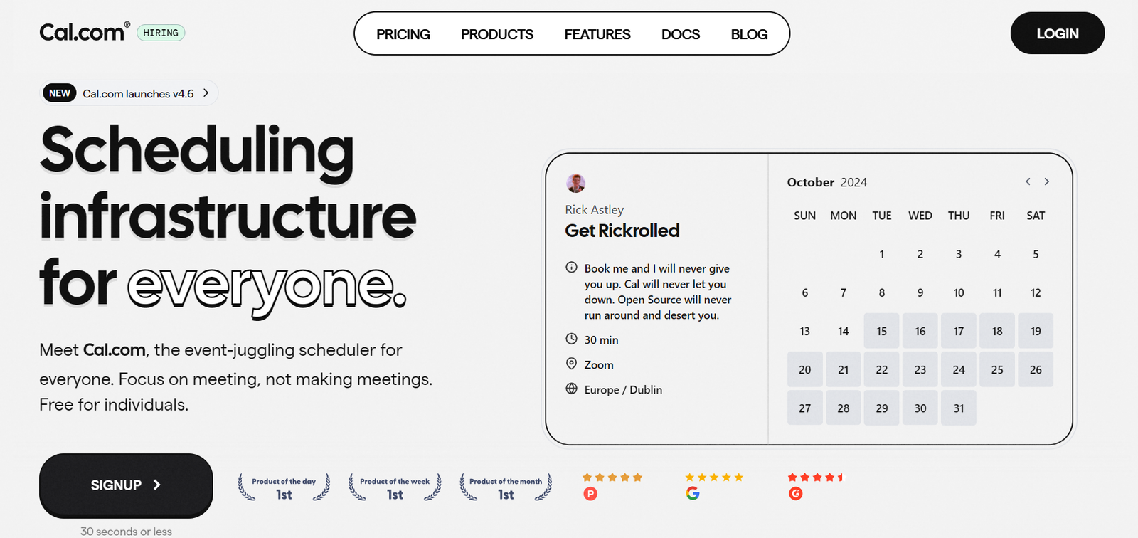 Cal screenshot