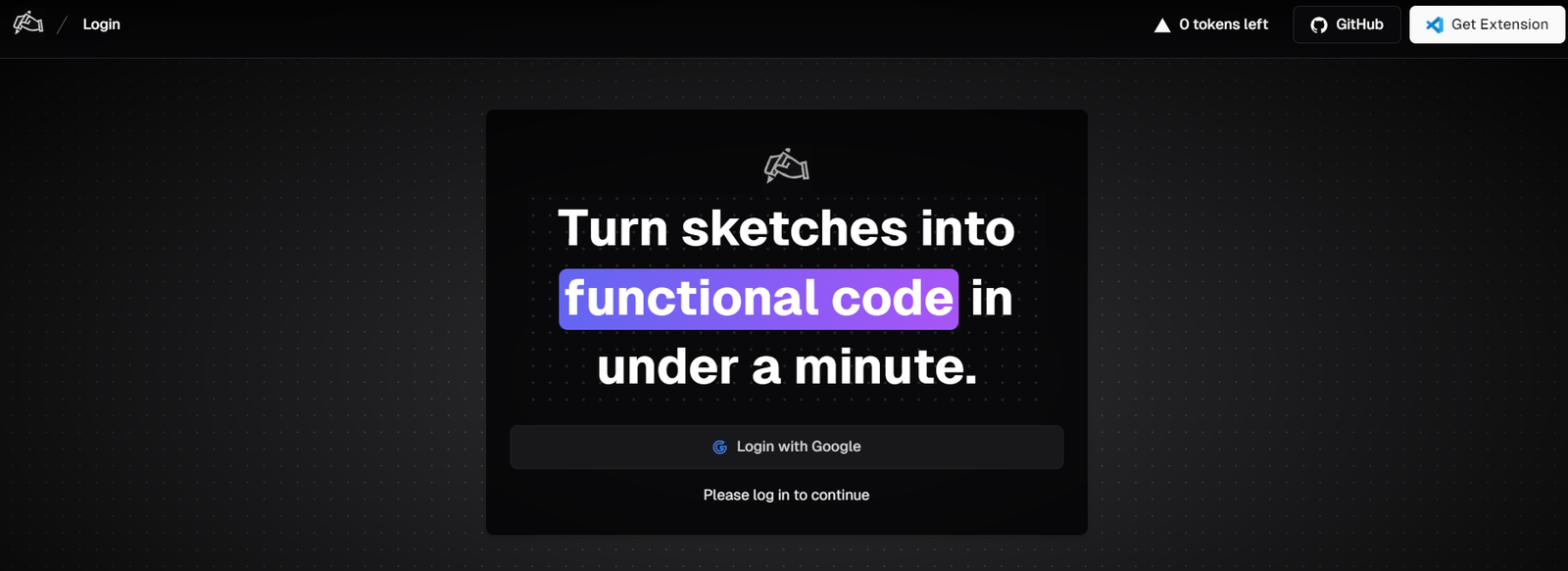 Sketch2App screenshot