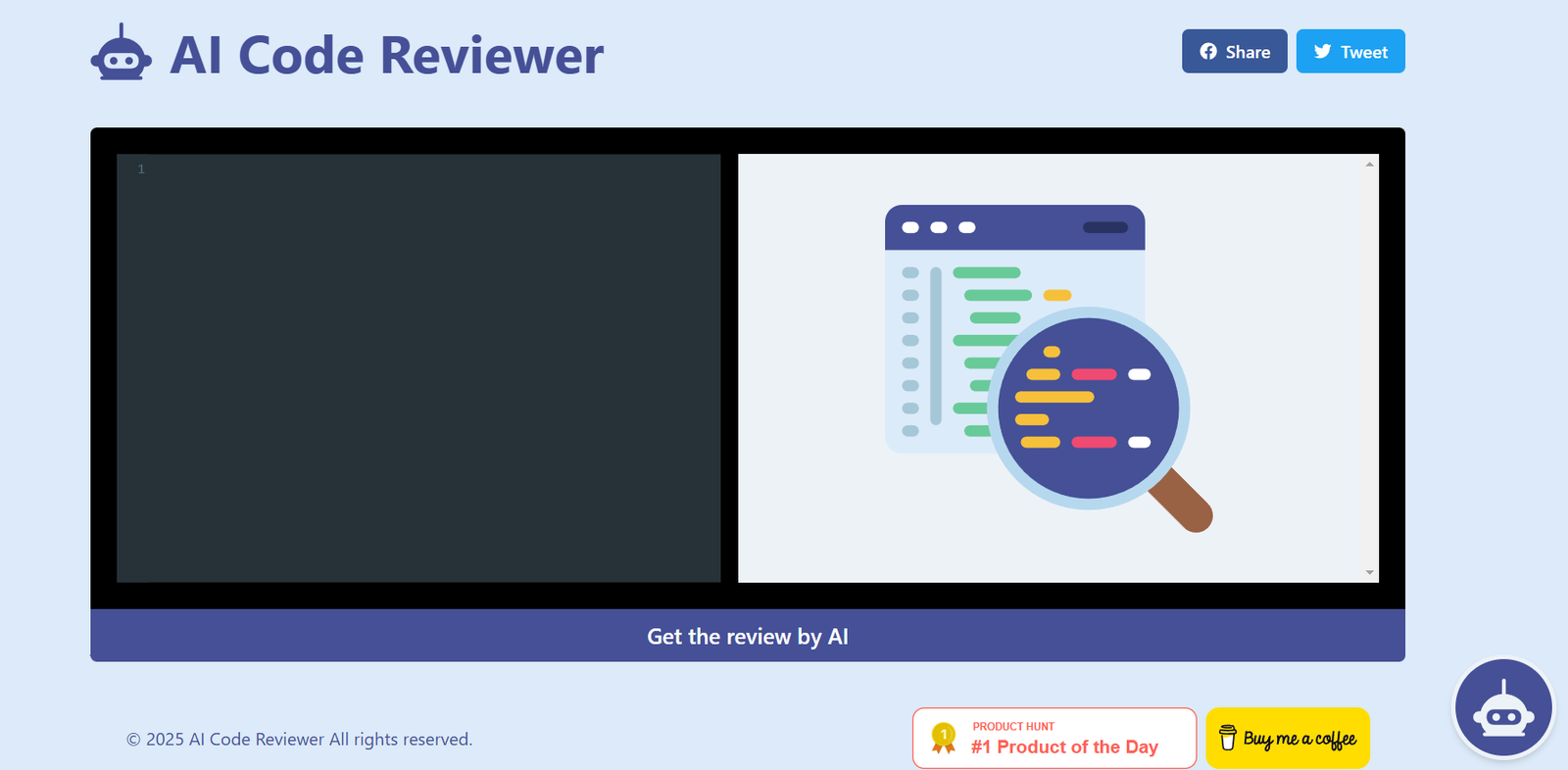 Code Reviewer screenshot