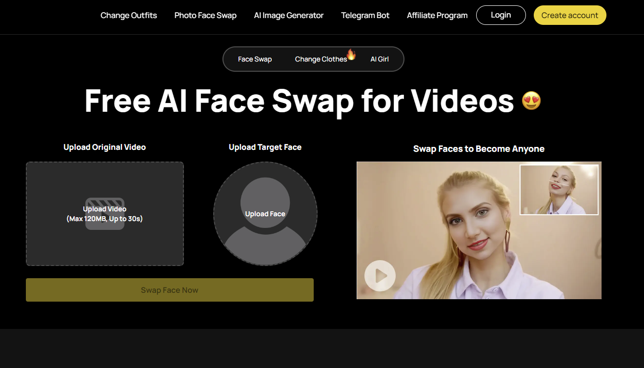 Free AI Face Swap for Videos: Your Gateway to Personalized Video Fun screenshot
