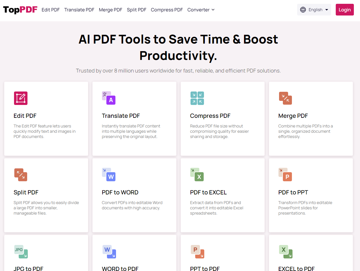 TopPDF: AI-Powered PDF Solutions screenshot