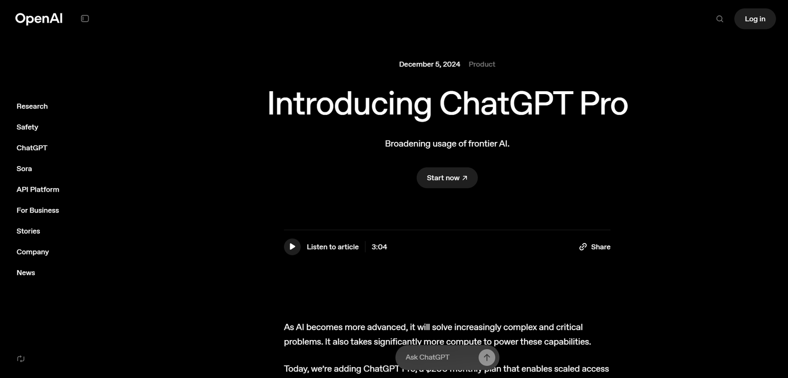 ChatGPT Pro screenshot