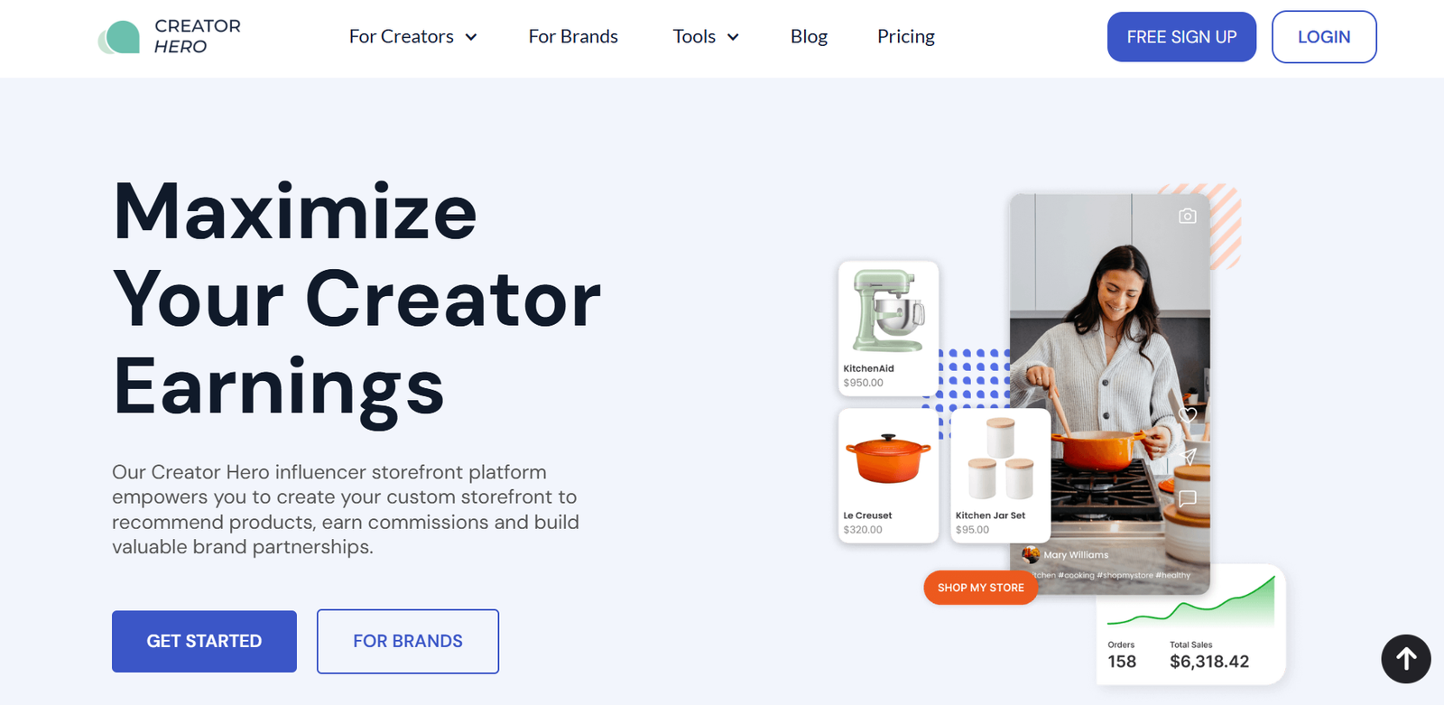 Creator Hero screenshot