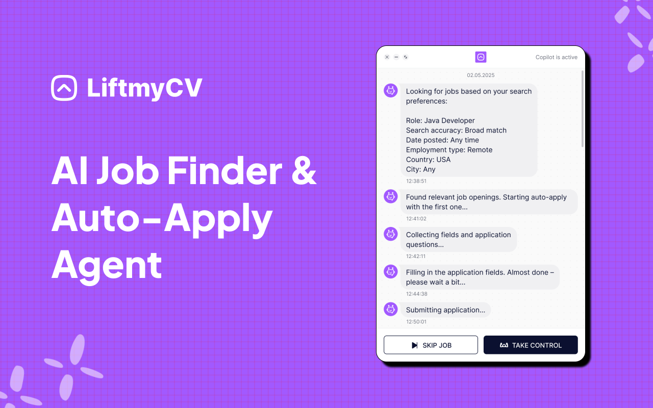 LiftmyCV screenshot