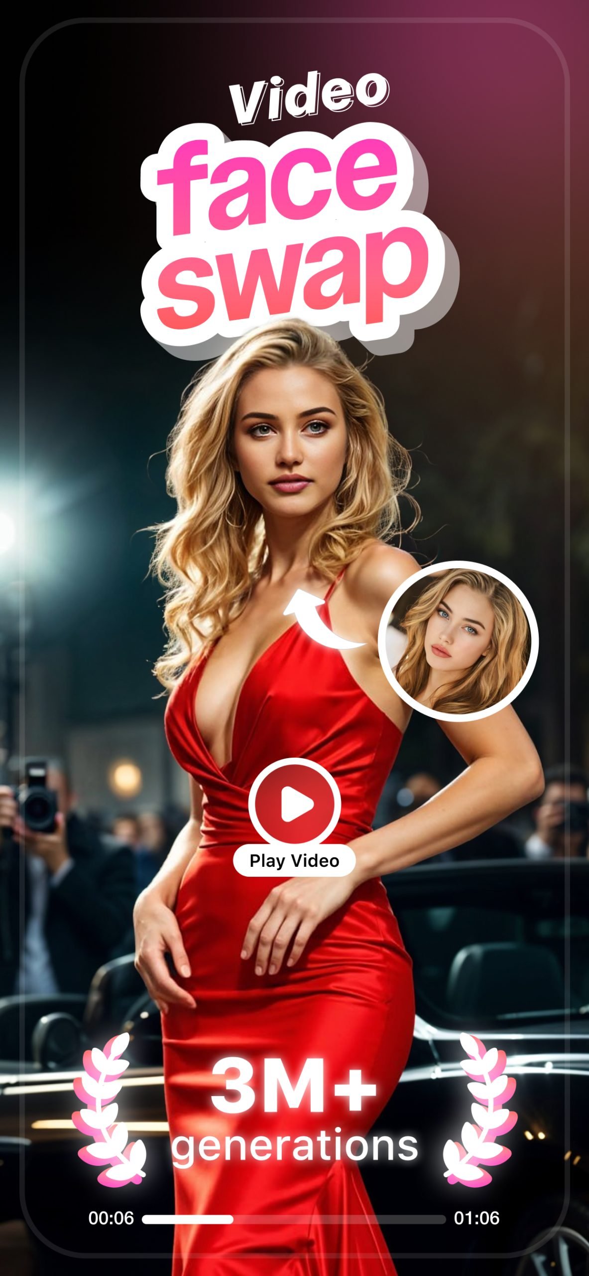 Nuvos AI Video Face Swap screenshot