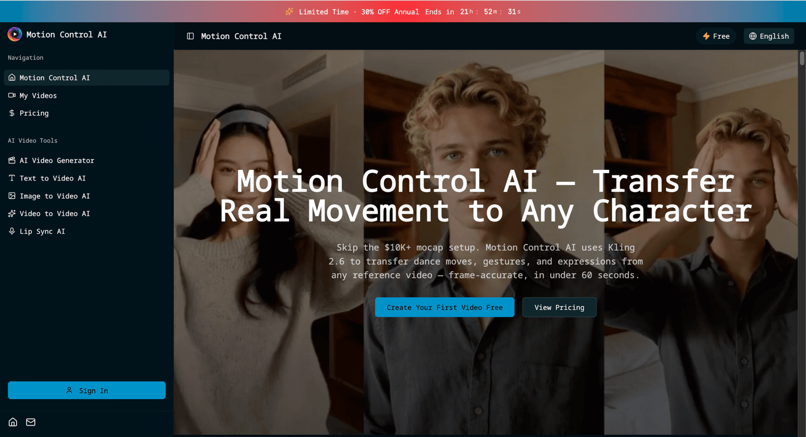 Motion Control AI screenshot