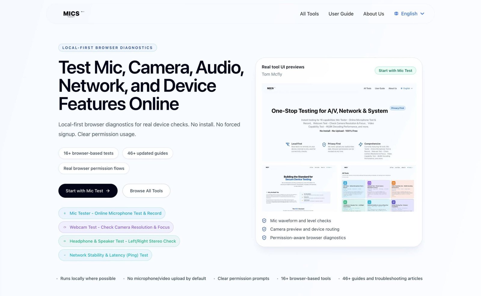 Mic Tester screenshot